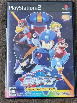 PS2 Rockman the Power Battle Fighters Playstation 2 Software Capcom Japan