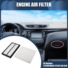1 Set Filtro Aria Motore n.172205J6A10/80292SDAA01 per ACURA MDX 2016 - 2020