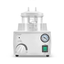 Portable Veterinary Suction Machine 1000ml 110V Home Use S 003 White
