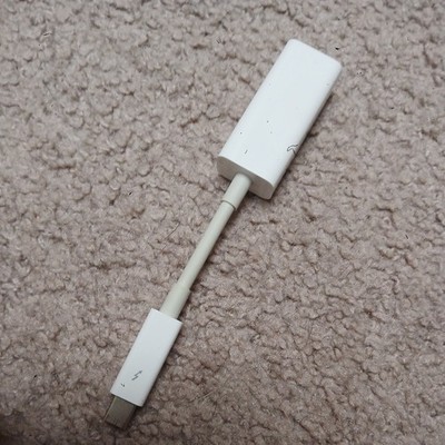 Original/Genuine Apple A1433 Thunderbolt to Gigabit Ethernet RJ45 Adapter Cable