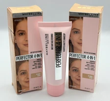 LOT OF 2 Maybelline Instant Age Rewind Perfector 4-in-1 Whipped Matte Makeup #01