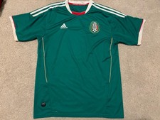 2011 13 Mexico hHome Football Shirt Adidas Classic Soccer Jersey Size Medium