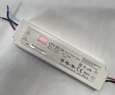 Parts - MEAN WELL - LPV-60-24 DRIVER POWER SUPPLY 100-240V:IN 24VDC OUT 2.5A 60W