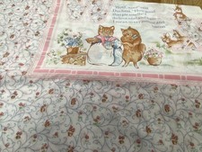 Vintage Beatrix Potter Homemade Single Duvet Cover B