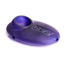 GRAV Labs 3" Collectible TOBACCO Pebble Spoon Smoking Glass Hand Pipe Sand Blu