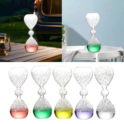 Blase singende Sanduhr Timer Geburtstagsgeschenke Glas Flüssigkeit Bewegung Timer