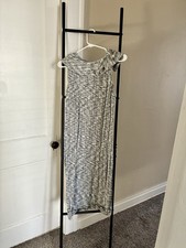 Stylish Sweater Dress by CHELSEA TAYLOR, Heather Gray, Zipper Back, Size 12