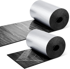 2 Rolls 12 X 180 X 1/8 Inch Duct Tape Self Adhesive HVAC Wrap Insulation Thick A
