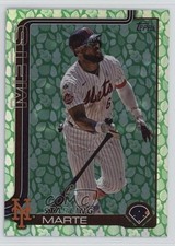 2025 Topps Series 1 Easter Tin Green Leaf Foil Starling Marte #173 8j4