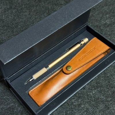 Staedtler 925 35 Limited Champagne Gold 0.5mm w/ Leather Case 92535-05NW G