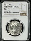 Photo of a 1953-S Washington Carver Commemorative from an eBay listing that sold on Jul 8, 2026