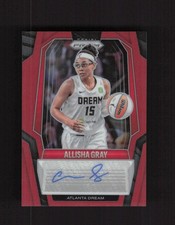 2025 Panini Prizm WNBA #SG-AG Allisha Gray Signature AUTO RED /99