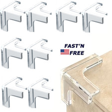 12  Silicone Corner Protector Soft Table Edge Corner Guard Baby Safety Proofing