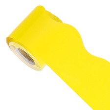 Bulletin Board Border, 32.8Ft x 2.24Inch Classroom Border Trim, Yellow
