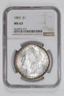 1883 MORGAN DOLLAR NGC MS63