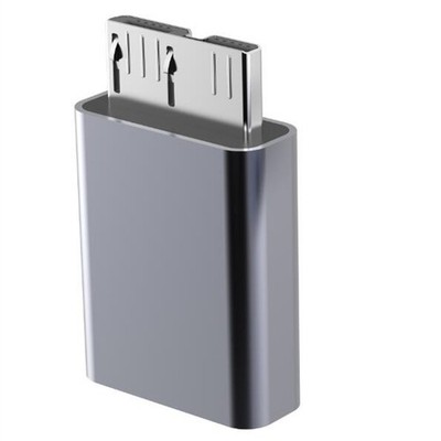 Mini USB-C 2.0 To Micro B USB 3.0 Adapter Alloy Hard Drive Data Plug Converter