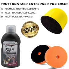 PROFI Auto Polierset Kratzer Entferner Set Kratzerentferner Schleifpaste Politur