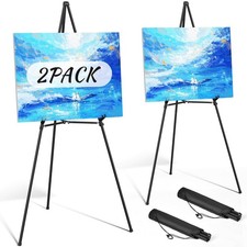 Easel Stand for Sign 70 Adjustable,Portable Metal Easels for Display with Rei...