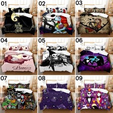 The Nightmare Before Christmas Twin/Full/Queen/King Bed Duvet/Quilt Cover Set