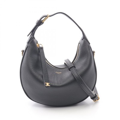 CELINE Teen Lulu Triomphe 2Way Shoulder Handbag 120723ENY38NO Leder Schwarz NEU