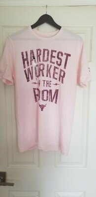 Under Armour x Project Rock Hardest Worker In The Room Size M Mens 
