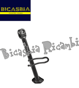 CAVALLETTO LATERALE NERO PER TUTTI I MODELLI DI VESPA PK 50 E 125