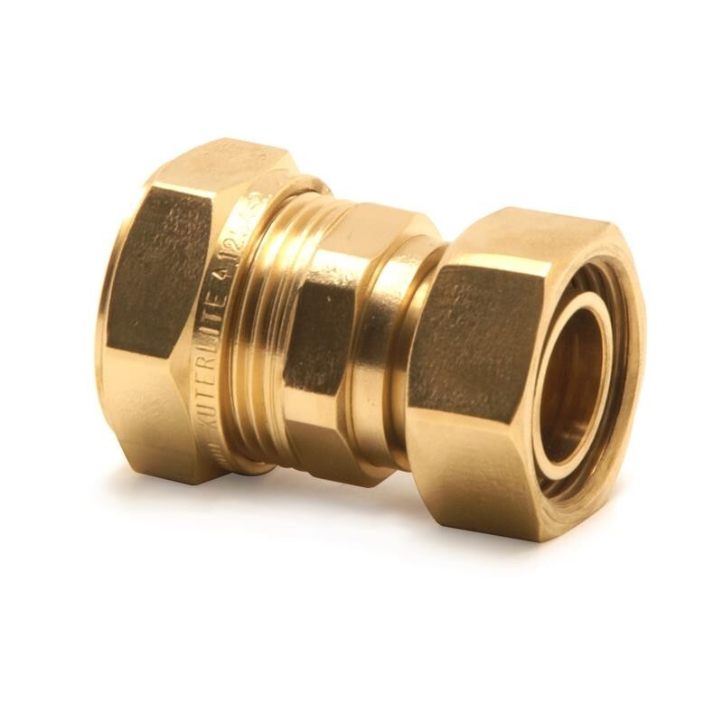 Kuterlite K600 Straight Tap Connector Brass 22mm x 3/4"" inch - K626 Pegler York