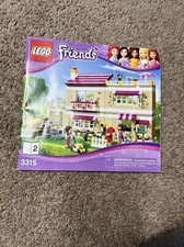 Lego Friends Set 3315 Manuale Istruzioni Casa #2 SOLO MANUALE