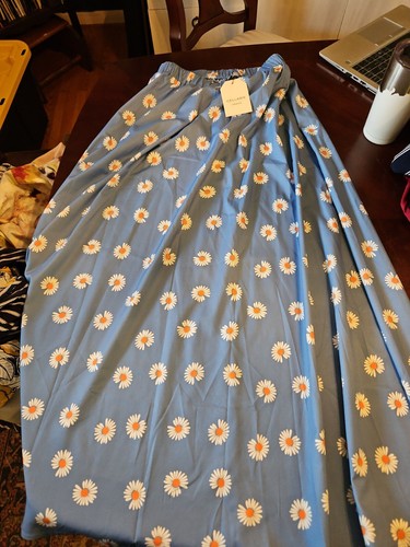 Womens Boho Floral Long Maxi Skirt Ladies High Waist Beach Ruffle Swing Dress US