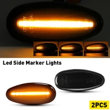 For 2001-2006 Mitsubishi Lancer Dynamic LED Side Marker Light Turn Signal Lamp