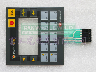 1PC NEW Membrane Keypad FIT FOR UNITRONICS VISION120 V120-22-R6C Protective Film