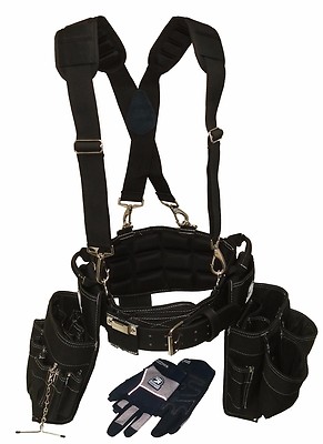 M-65 ライナー DEADSTOCK porter classic outil Gatorback Deluxe Electricians Package. Tool Belt+Suspenders+Gloves