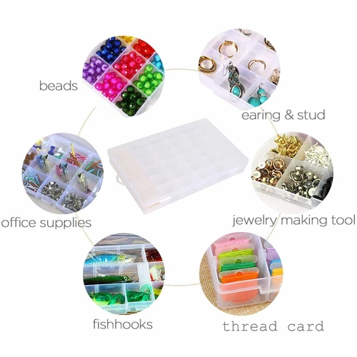 129Pcs Set Embroidery Floss Cross Stitch Organizer Storage Box Thread Bobbins AU - Picture 7 of 11