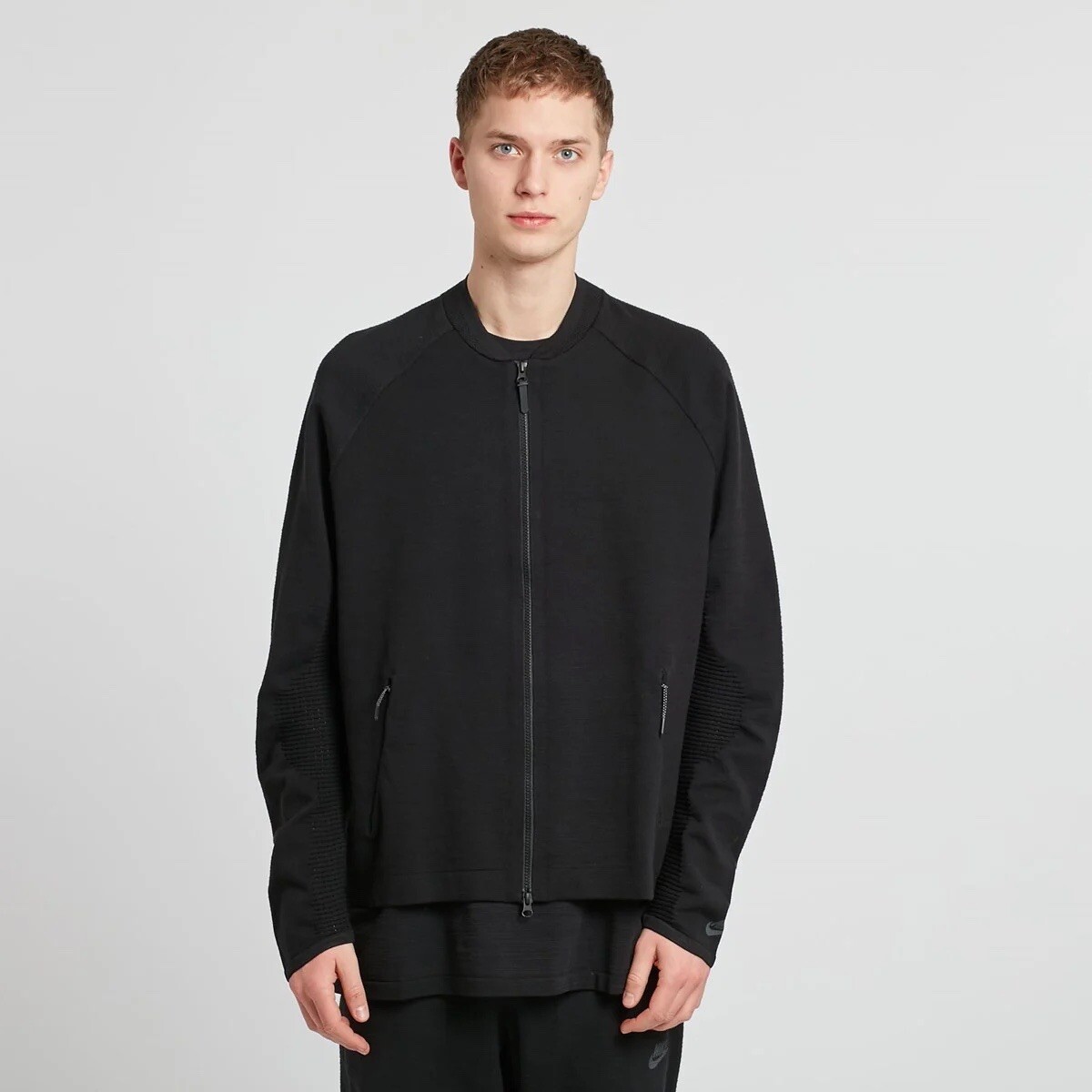 NEW Nike Sportswear Tech Pack Knit Full Zip Black 832178-010 Mens