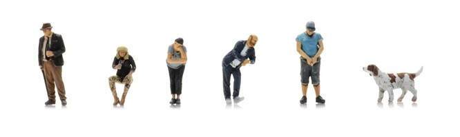 Artitec 5870098 - H0 / 1:87 - Drinking Hall Figures - New