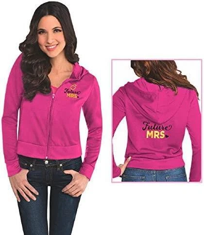 VETEMENTS Giacca con cappuccio e zip Future Mrs Sass accessori sposa matrimonio adulto fino alla taglia 8