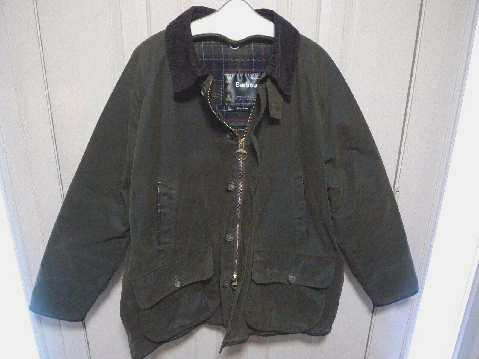 barbour beauchamp wax jacket