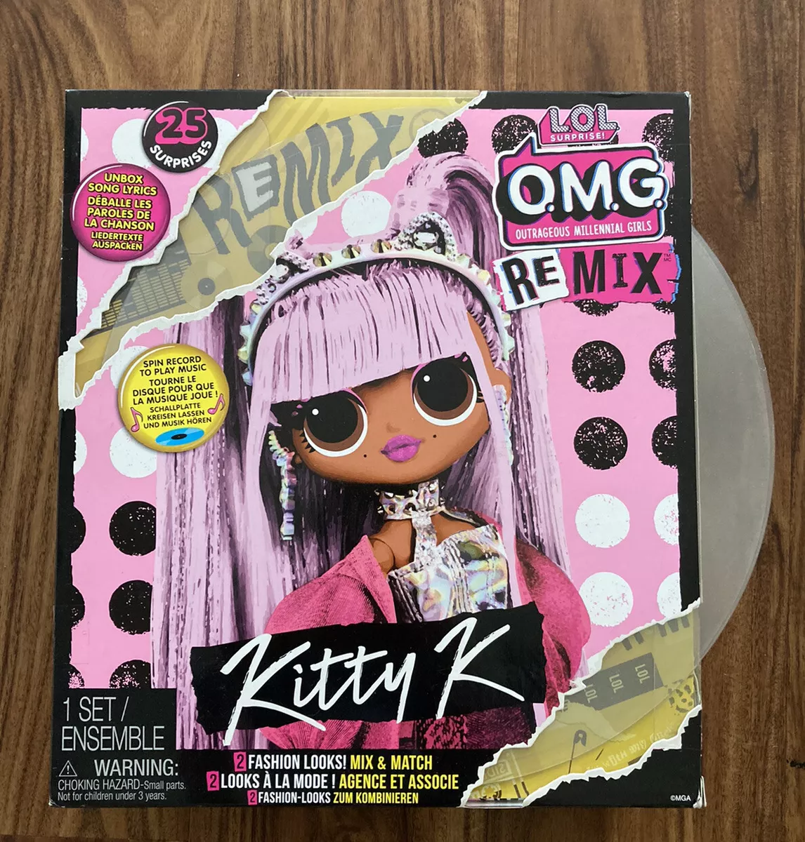 L.O.L. Surprise OMG Remix Kitty K Fashion Doll with Accessories