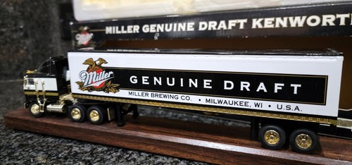 1996 MILLER GENUINE DRAFT KENWORTH SEMI TRUCK 1:64 LIBERTY SPEC DIE CAST NEW