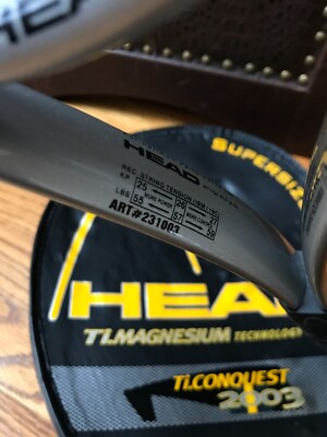 Head Ti. Magnesium Supersize Ti Conquest 2003 Tennis Racquet 4 1