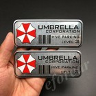 2x Resident Evil Umbrella Corporation Emblems Car Badge Decal Sticker Motorcycle