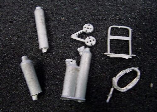 S SCALE/ Sn3 TORCH OR WELDING CART WITH TANKS WISEMAN MODEL SERVICES PARTS #S423 - Picture 2 of 2