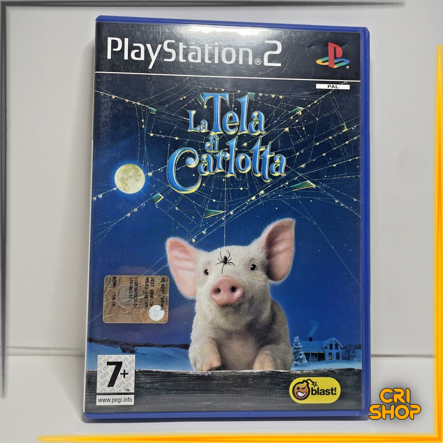 LA TELA DI CARLOTTA GIOCO SONY PS2 PAL ITA COMPLETO OTTIMO STATO FUNZIONANTE