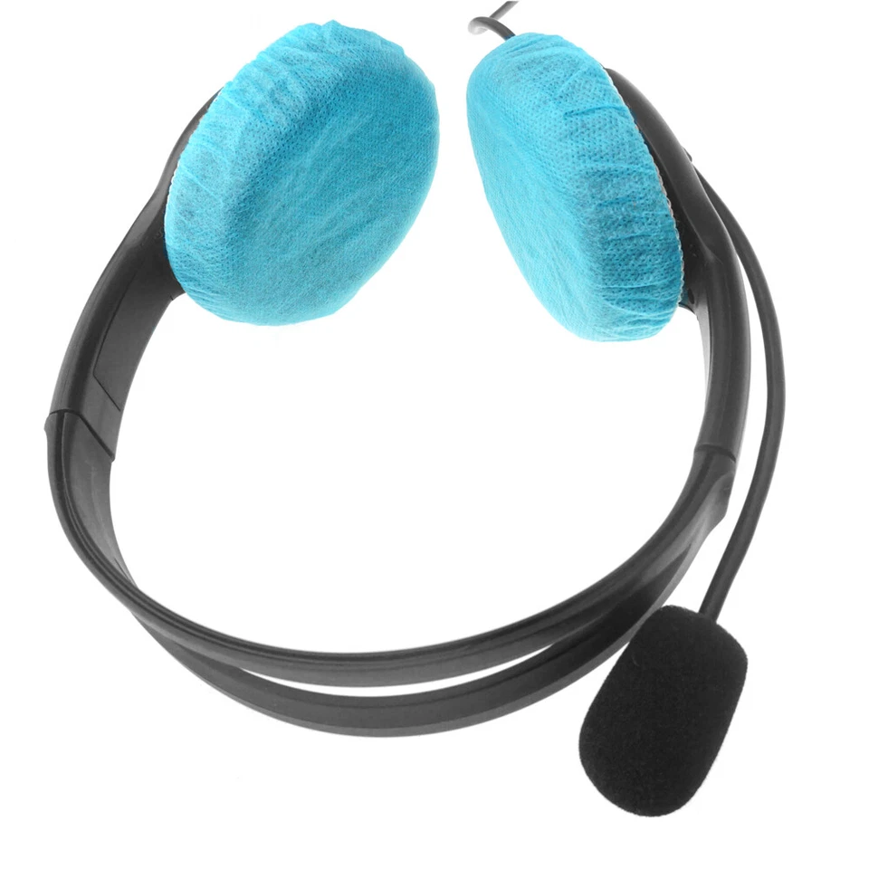 FORAPID 40x Disposable Sanitary Headphone Covers Earpiece Cover f/ Earmuff-style Headset