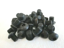 5/16-24 X 3/8 BUTTON HEAD SOCKET CAP SCREWS BLACK ALLOY STEEL 25 PCS