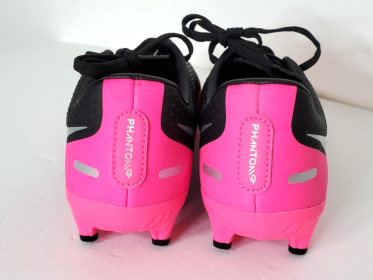Nike Phantom GT Academy FG Mens Soccer Cleats Black/Pink 7CK8460-006 Size 7.5‎ Nike Phantom GT Academy FG Mens Soccer Cleats Black/Pink  main image 2