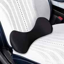 Car Seat Support Pillow Memory Foam Driver Seat Cushion for Sciatica Pain Relief