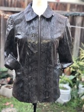 B Lucid Ltd. Women Leather Jacket Sz S