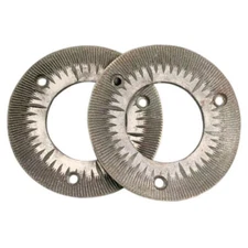 2X Replacement Grinding Discs for 3KW Electric Mill-15cm Durable Milling Sheets