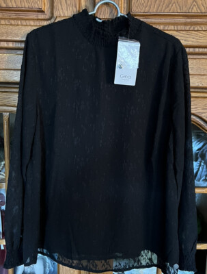  Reduziert  Gina Benotti D.Bluse Schwarz Gr.40 Neu